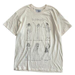 Feels So Good Evolution of Tina Graphic Tshirt Cream Large Band Concert Festival